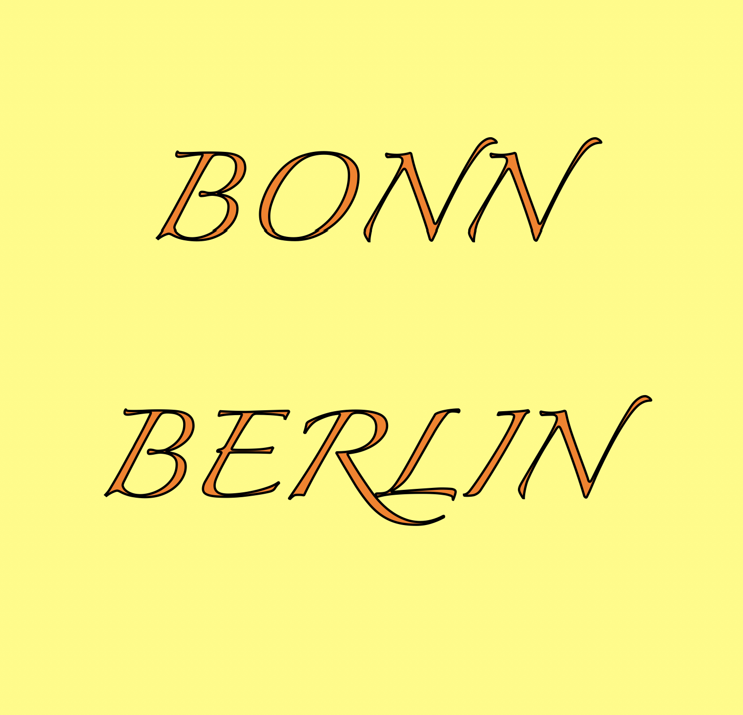 DAS DAUERTHEMA BONN-BERLIN SOLLTE KEIN