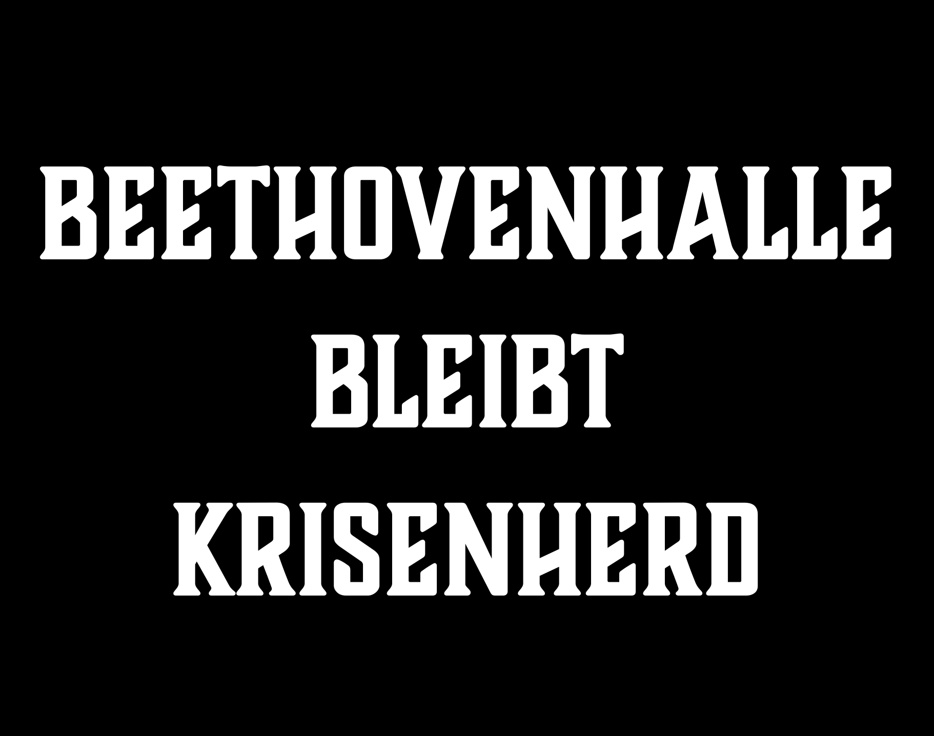 DAS NCHSTE BEETHOVENHALLEN-DESASTER