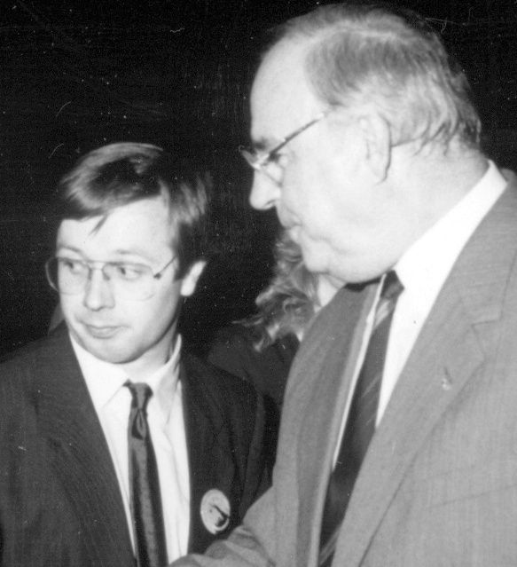 Mit Helmut Kohl im Einheitsjahr 1990