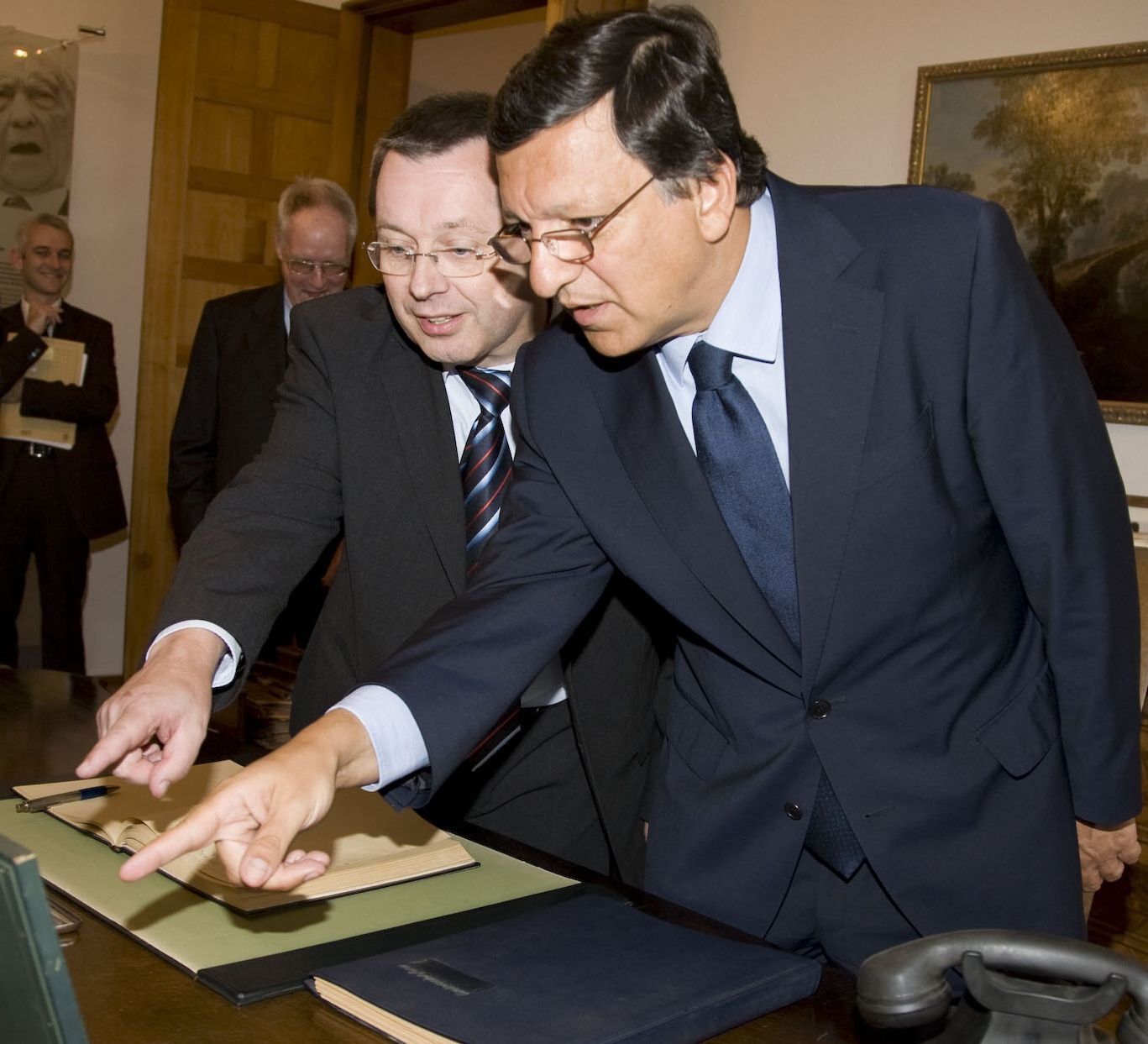 Mit EU-Kommissionsprsident Jose Manuel Barroso