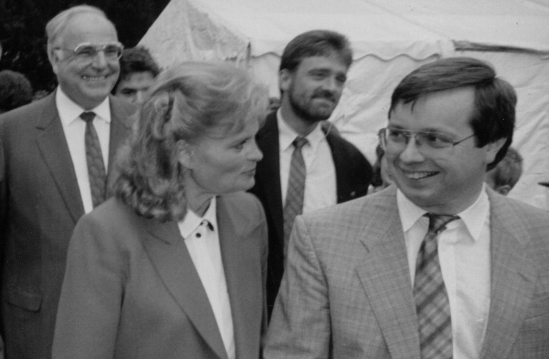 Mit Hannelore Kohl 1988